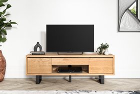 Oak Furnitureland Maine Extra Large TV Unit
