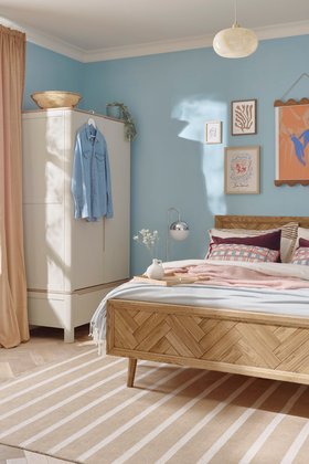 Oak Furnitureland spring/summer 2026 bedroom - Parquet double bed