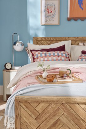 Oak Furnitureland spring/summer 2026 bedroom - Parquet double bed