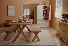Oak Furnitureland spring summer 2026 dining - Highworth dining table set
