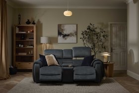 Oak Furnitureland Arabella CineLuxe 2 Seater sofa w/ Console