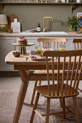 Oak Furnitureland Bentley dining set - Pancake Day