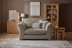 Oak Furnitureland Milldale Loveseat in mink