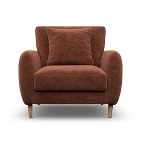 Oak Furnitureland Zara Armchair in Copperwood Fabric