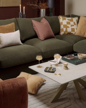 Oak Furnitureland Autumn/Winter 26 living room shoot - Elston modular sofa