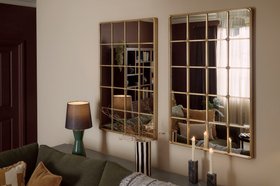 Oak Furnitureland Autumn/Winter 26 living room shoot - Madeline mirror