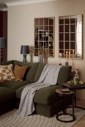 Oak Furnitureland Autumn/Winter 26 living room shoot - Elston modular sofa
