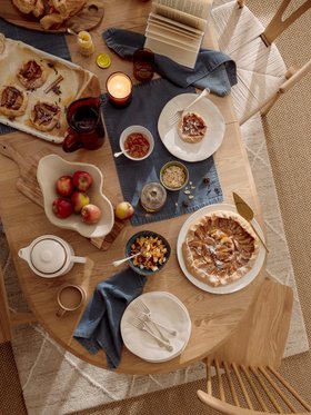 Oak Furnitureland Autumn/Winter 26 dining room - Corton dining set