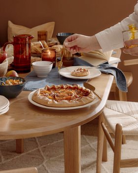 Oak Furnitureland Autumn/Winter 26 dining room - Corton dining set