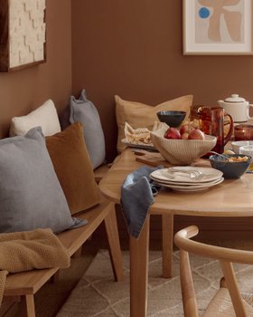 Oak Furnitureland Autumn/Winter 26 dining room - Corton dining set