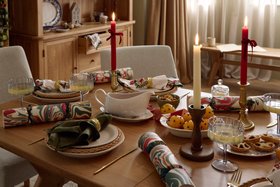 Oak Furnitureland Christmas 26 dining room - Bentley dining set