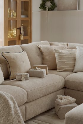 Oak Furnitureland Christmas 26 living room - Marley modular sofa