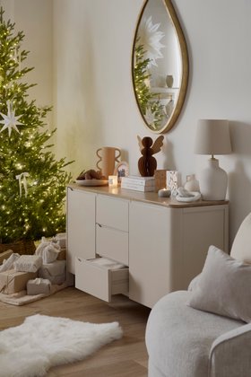 Oak Furnitureland Christmas 26 living room - Otto large sideboard