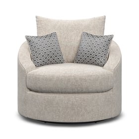 Oak Furnitureland Malvern swivel armchair