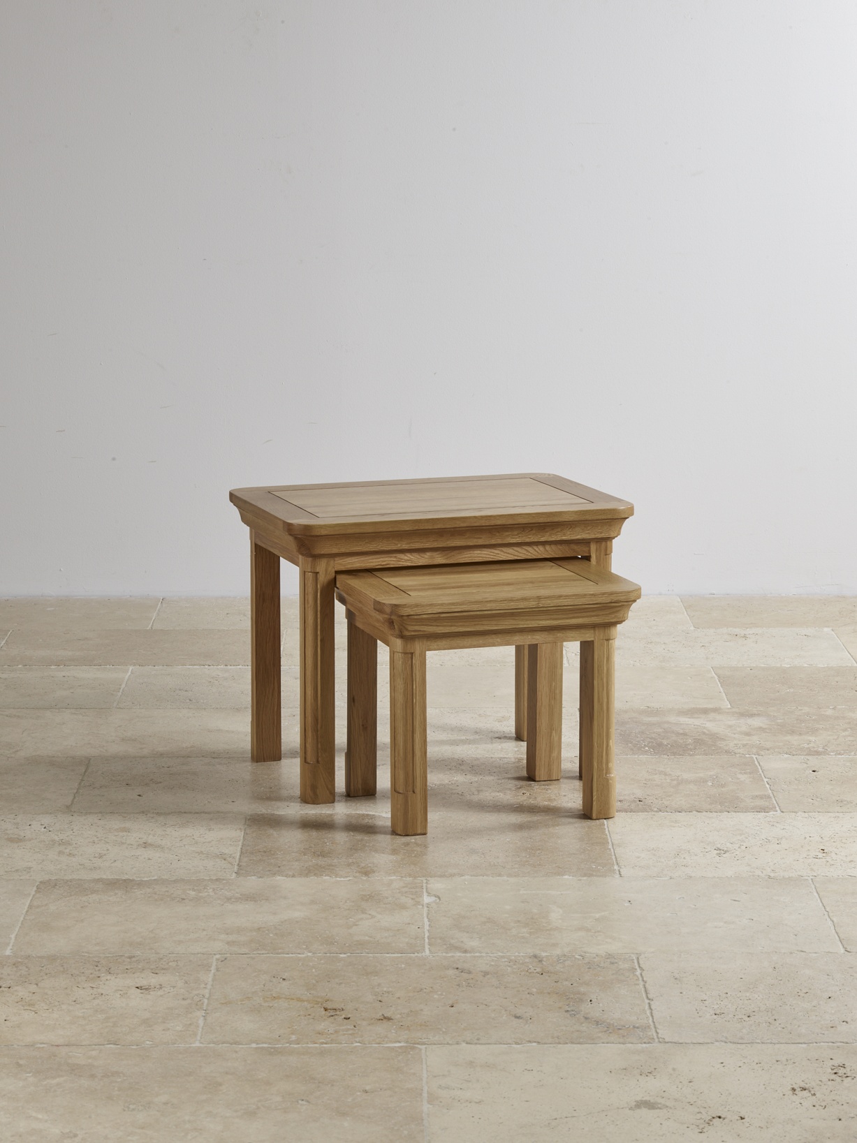 Oak Furnitureland Canterbury Nest of Tables