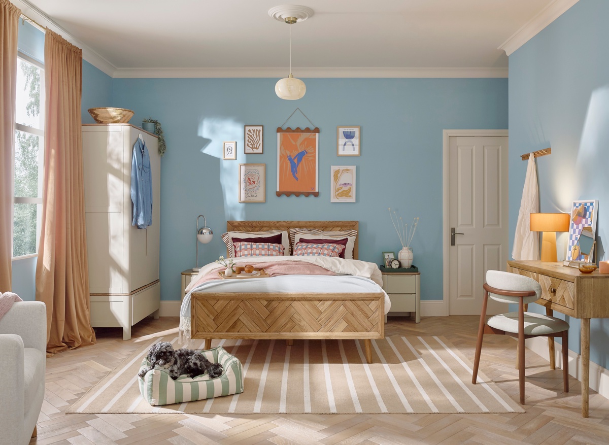 Oak Furnitureland spring/summer 2026 bedroom - Parquet double bed