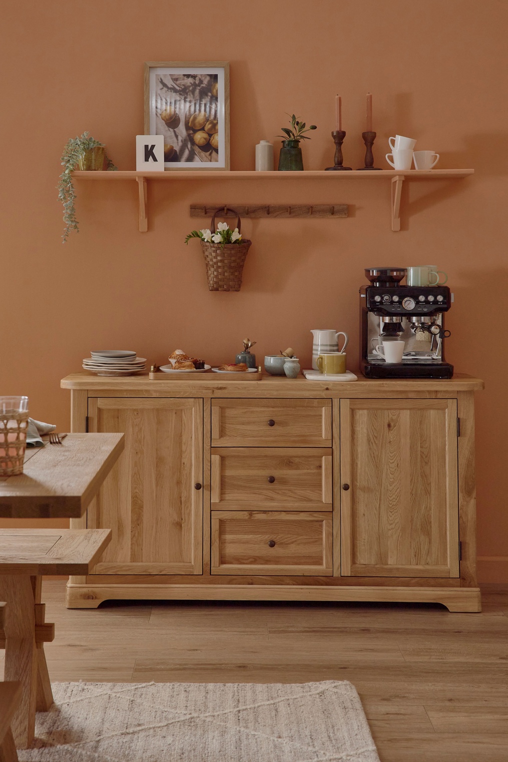 Oak Furnitureland spring summer 2026 dining - Brennan large sideboard