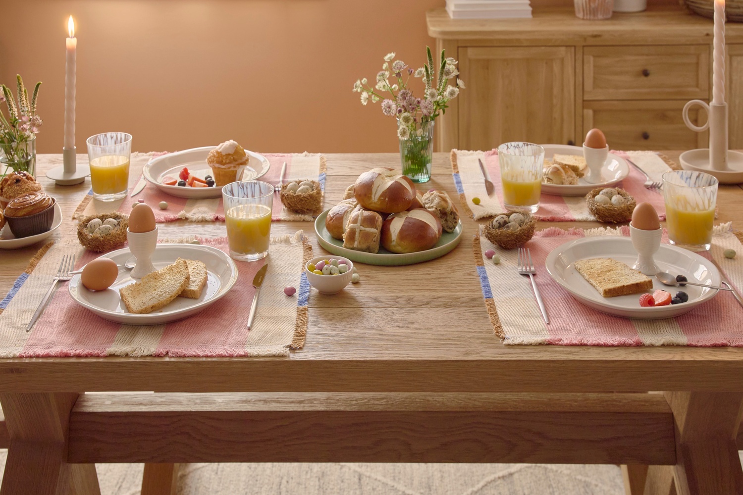 Oak Furnitureland Easter 2026 dining - Highworth dining table set
