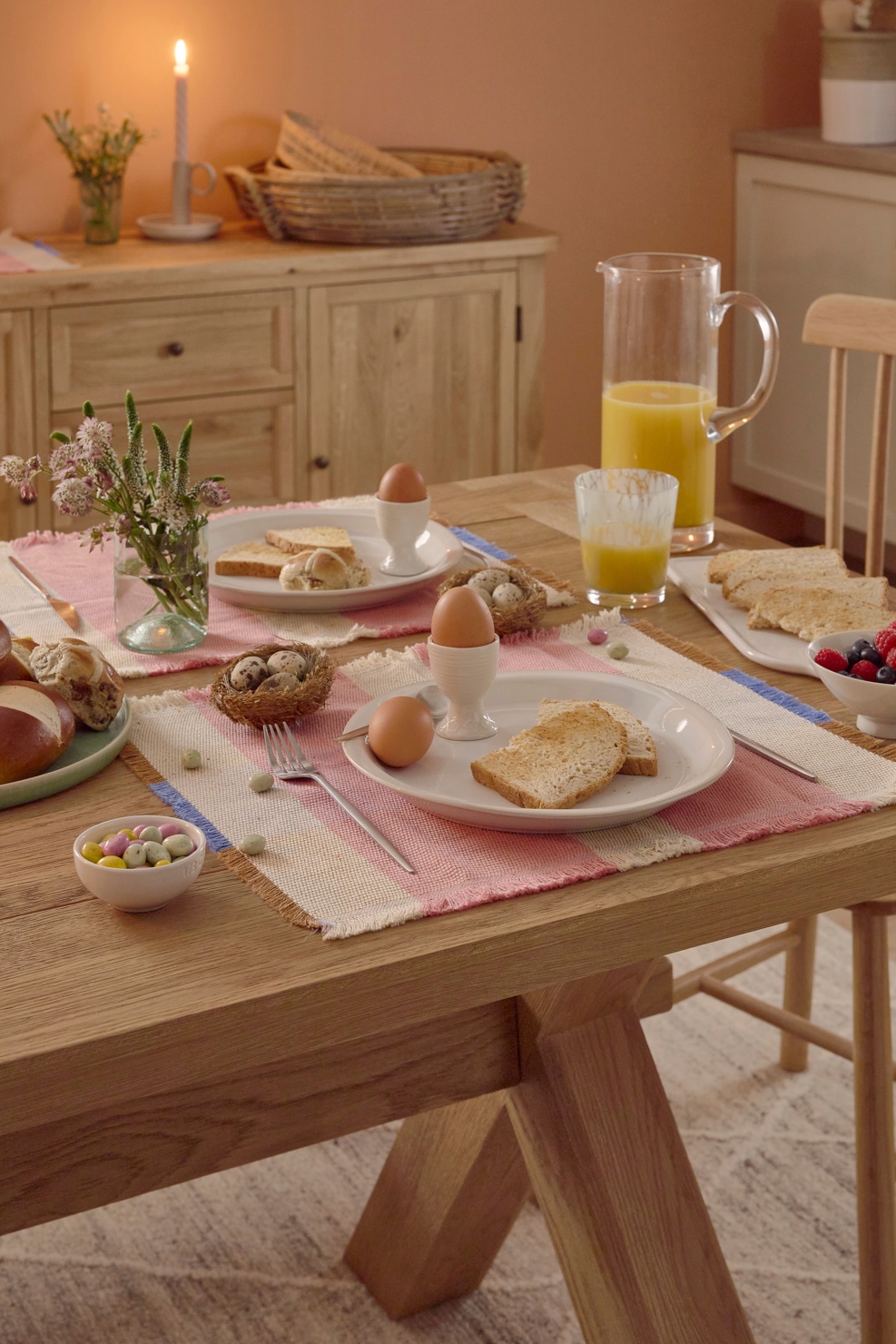 Oak Furnitureland Easter 2026 dining - Highworth dining table set