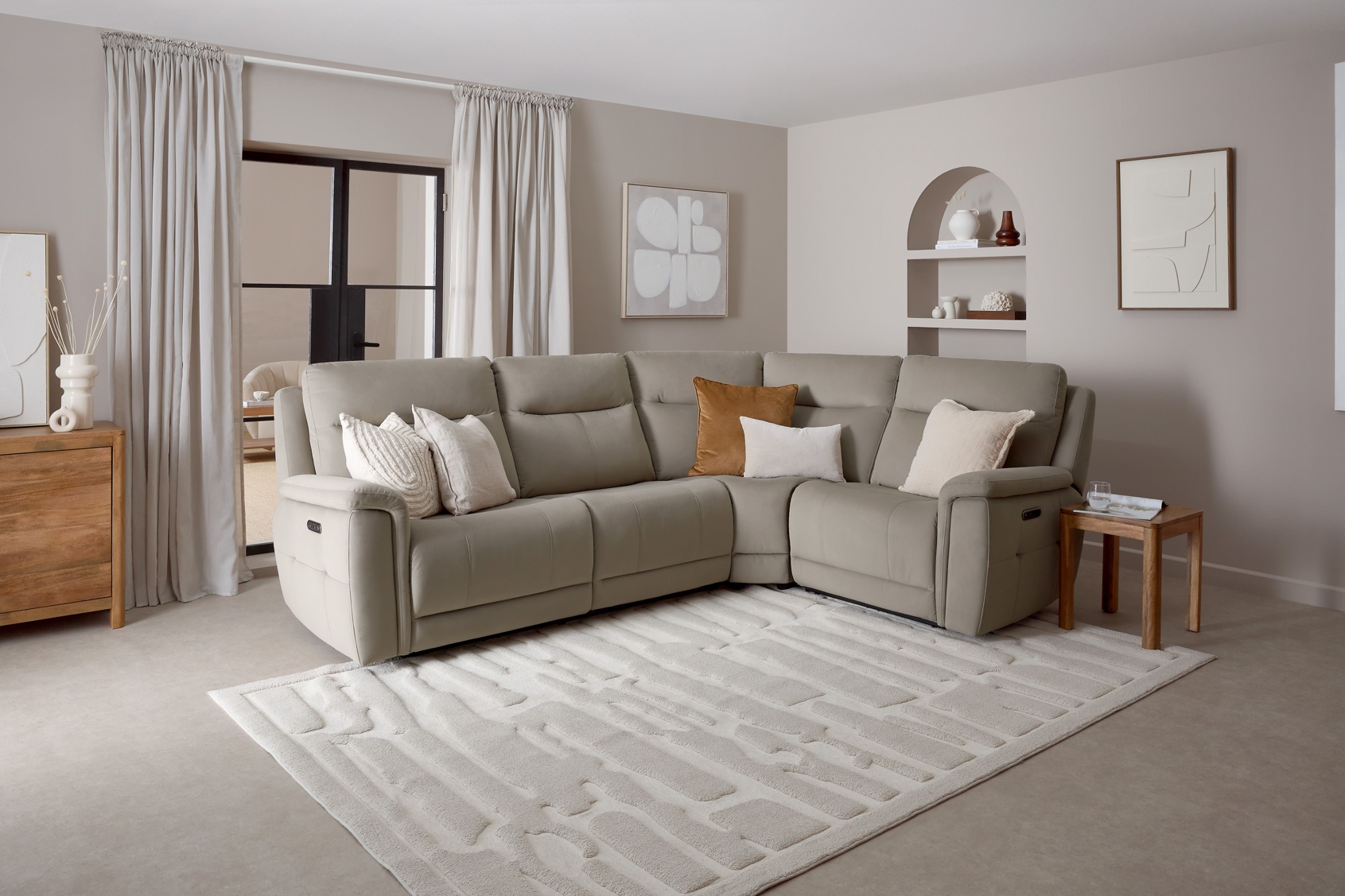 Oak Furnitureland Dalton Corner Sofa