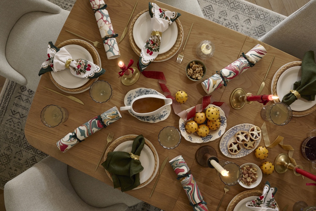 Oak Furnitureland Christmas 26 dining room - Bentley dining set