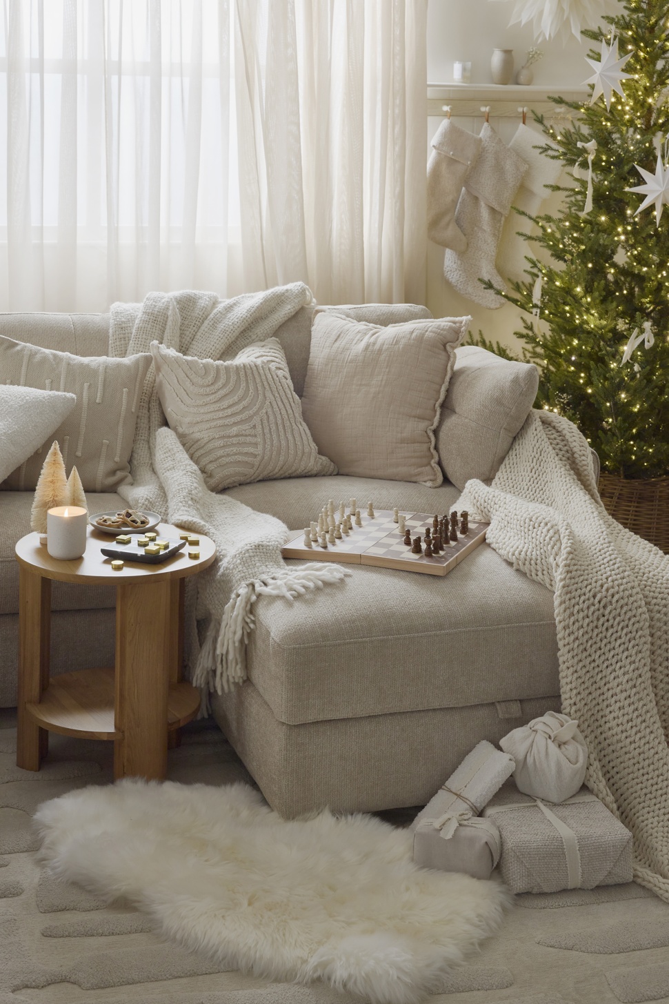 Oak Furnitureland Christmas 26 living room - Marley modular sofa