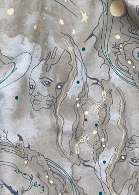 Metamorphosis linen union upholstery and curtain fabric