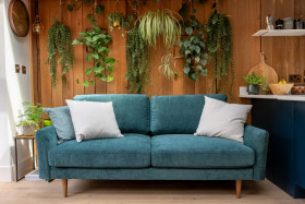 The Rebel 3 Seater Sofa in a Box in Teal