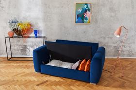 Snug | The Cloud Sundae 2 Seater Sofa in Midnight Blue