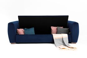 Snug | The Cloud Sundae 3 Seater Sofa in Midnight Blue