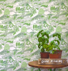 Gone Fishing Wallpaper / Willow