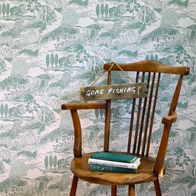 Gone Fishing Wallpaper / Reed