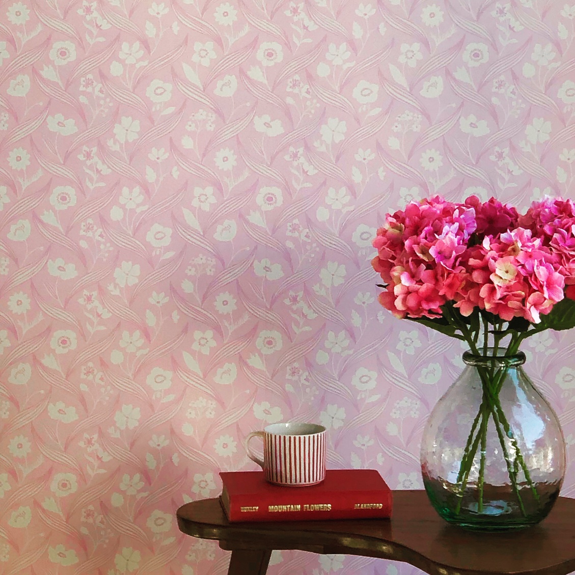 IMOGEN wallpaper in Rose