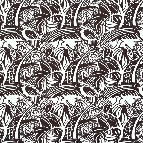 WOODLAND wallpaper in Espresso