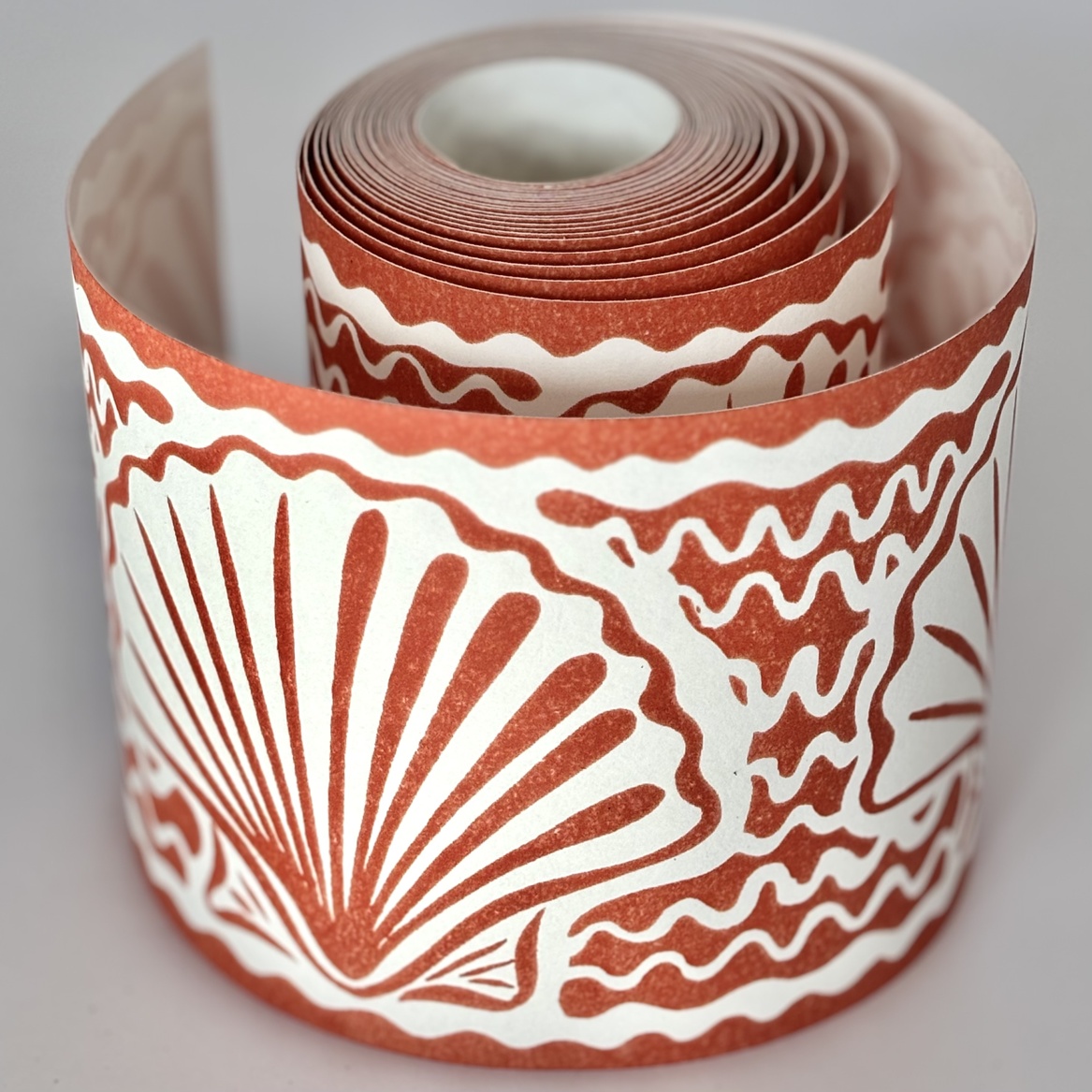 Shells Border / Terracotta