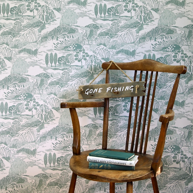 Gone Fishing Wallpaper / Reed