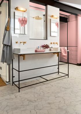 Harlem Iconic Carrara Bianco Vinyl Flooring