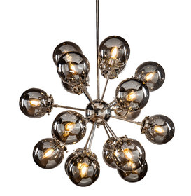 Bubble Glass Chandelier Ceiling Light, Statement Glass Bubble Glass Chandelier Ceiling Light, Statement Glass