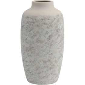 Millicent Two-tone Ceramic Vase in Blue-Grey - Large