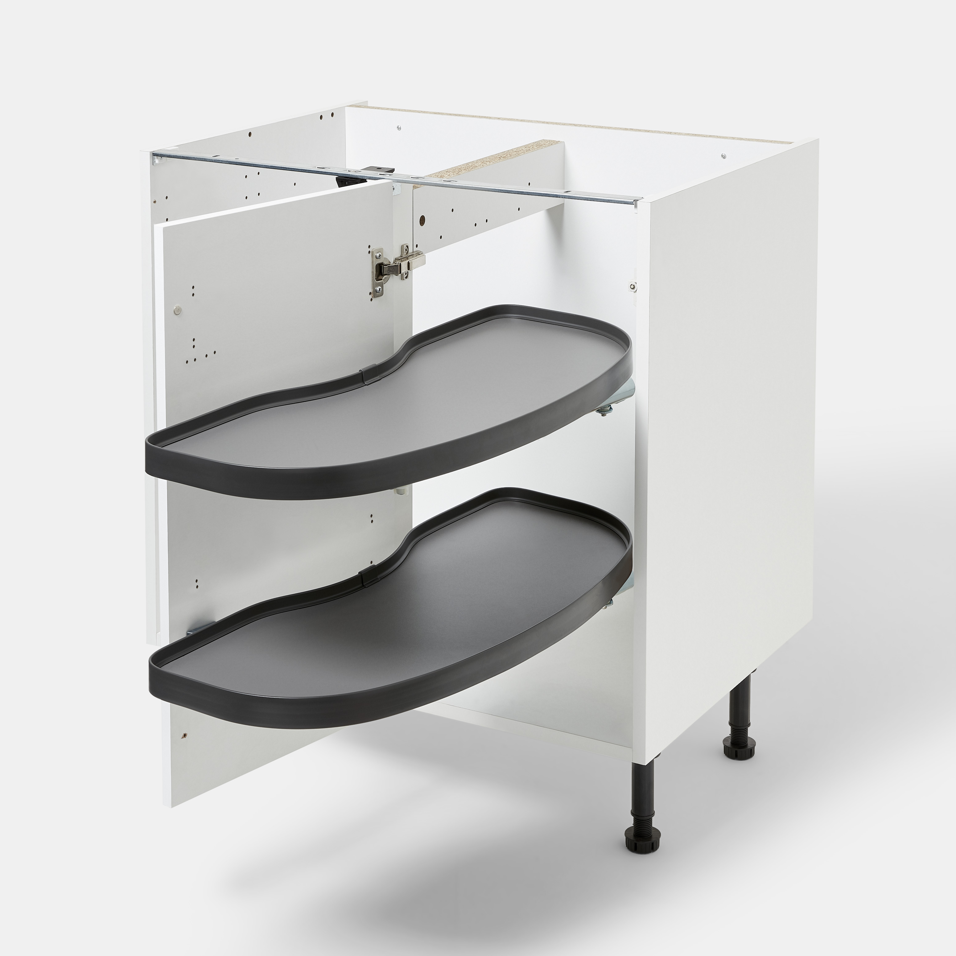 Press Loft Image of GoodHome Pebre Pull Out Corner Storage 80cm for