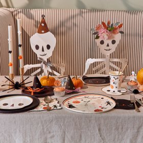 GIANT JOINTED SKELETONS WITH DOG
