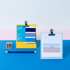 Block Design Clipboard Frame - Small - Light Blue