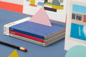 Block Design - Geometric Photo Clip - Triangle, Pink