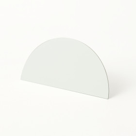 Block Design - Geometric Photo Clip - Circle, White