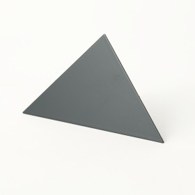 Block Design - Geometric Photo Clip - Triangle, Grey