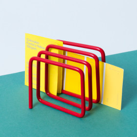 Block Design - Letter Rack, Red