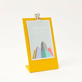 Block Design Clipboard Frame - Medium - Yellow