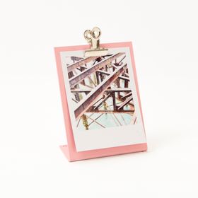Block Design Clipboard Frame - Small - Pink
