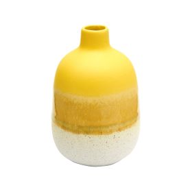 Mini Yellow Glaze Vase
