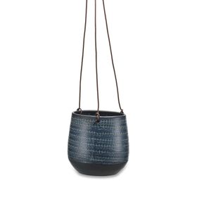 Black Hanging Planter